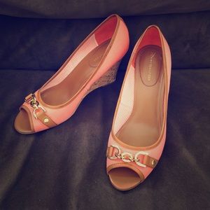💥NWOB Tommy Hilfiger Coral Cork Wedge, 9M